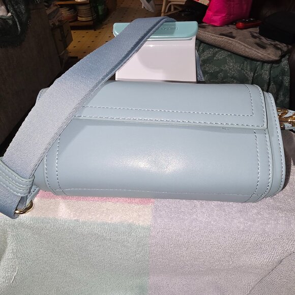 Madison West Unique Barrel Bag Crossbody - Picture 1 of 7